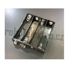 Držák na 4 mikrotužkové baterie, 4x AAA - klips